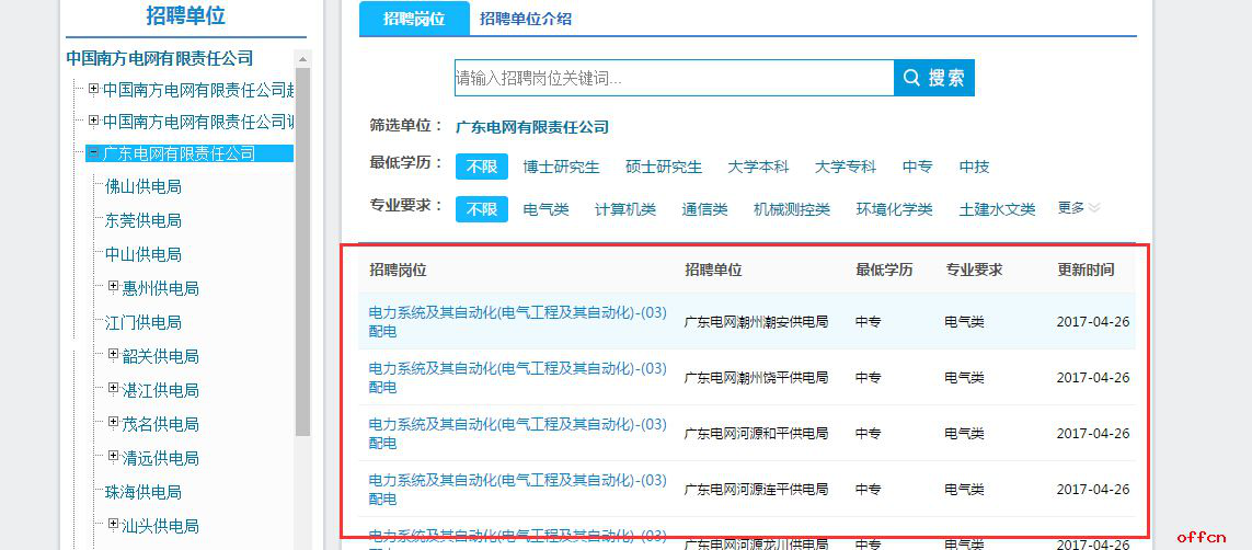 南方電網(wǎng)網(wǎng)申流程
